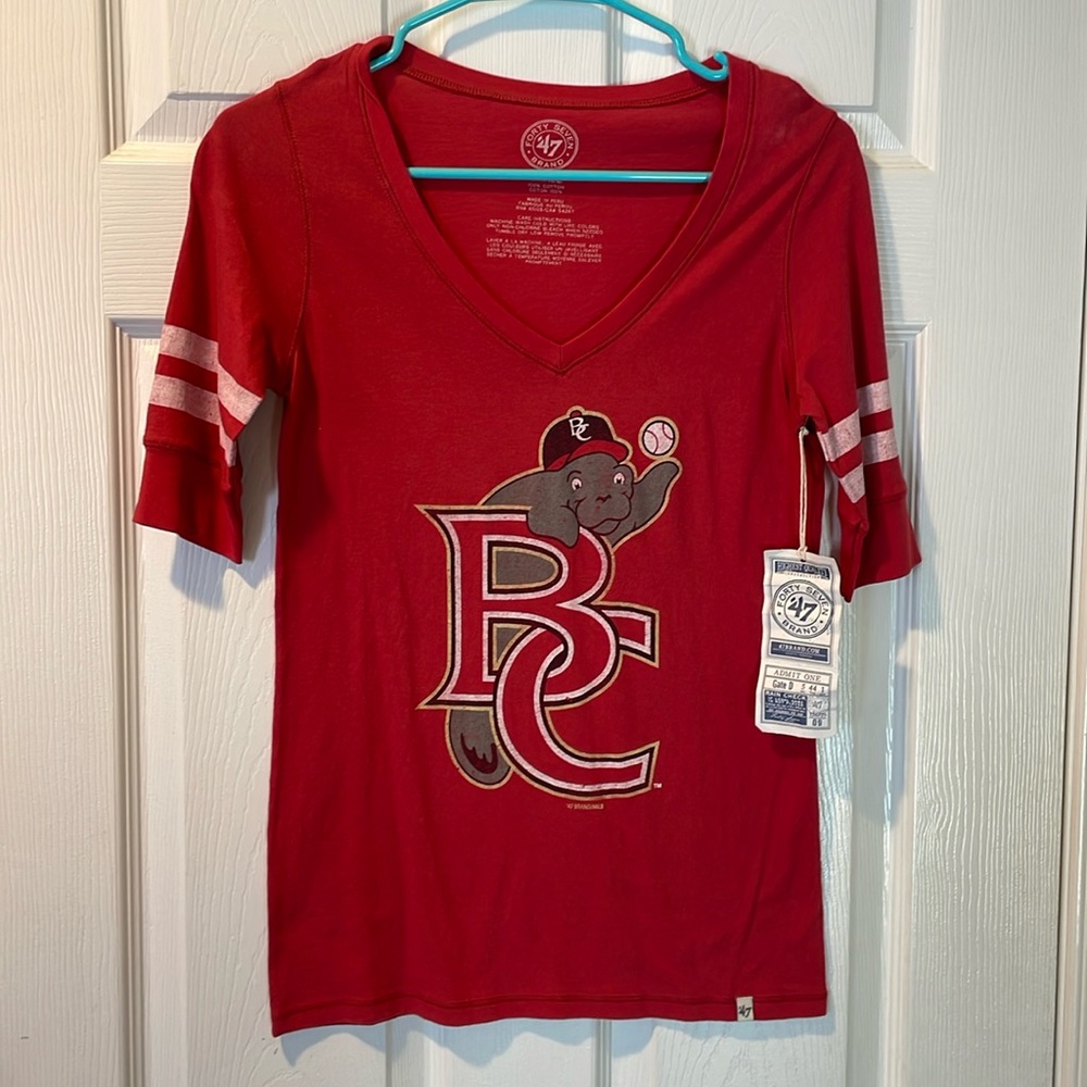 Vintage Brevard County Manatees minor league baseball team shirt. Women’s small